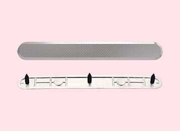 Casting Finish Tactile Strip with Diamond Pattern on Top and Poly Sleeve