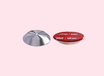 Stainless steel tactile stud designed for enhanced grip and safety in various applications, featuring a durable and sleek finish.