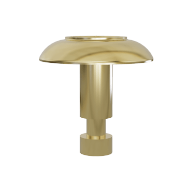Brass Tactile Warning Stud Truncated Type With Concentric Rings on Top
