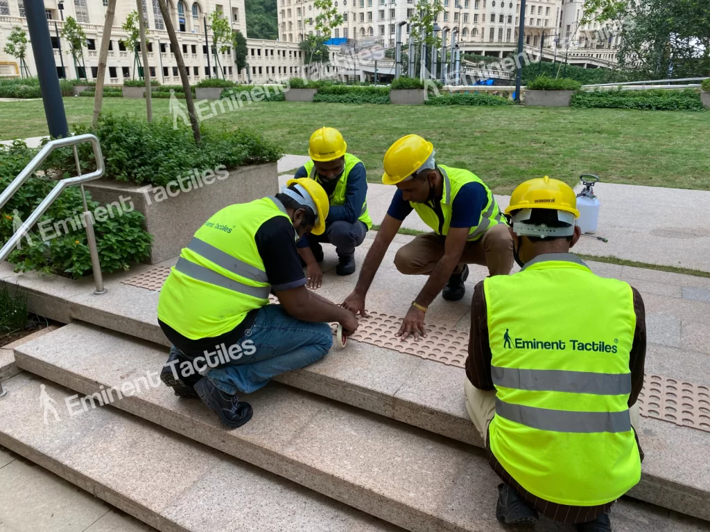 Tactile Strip Installation 